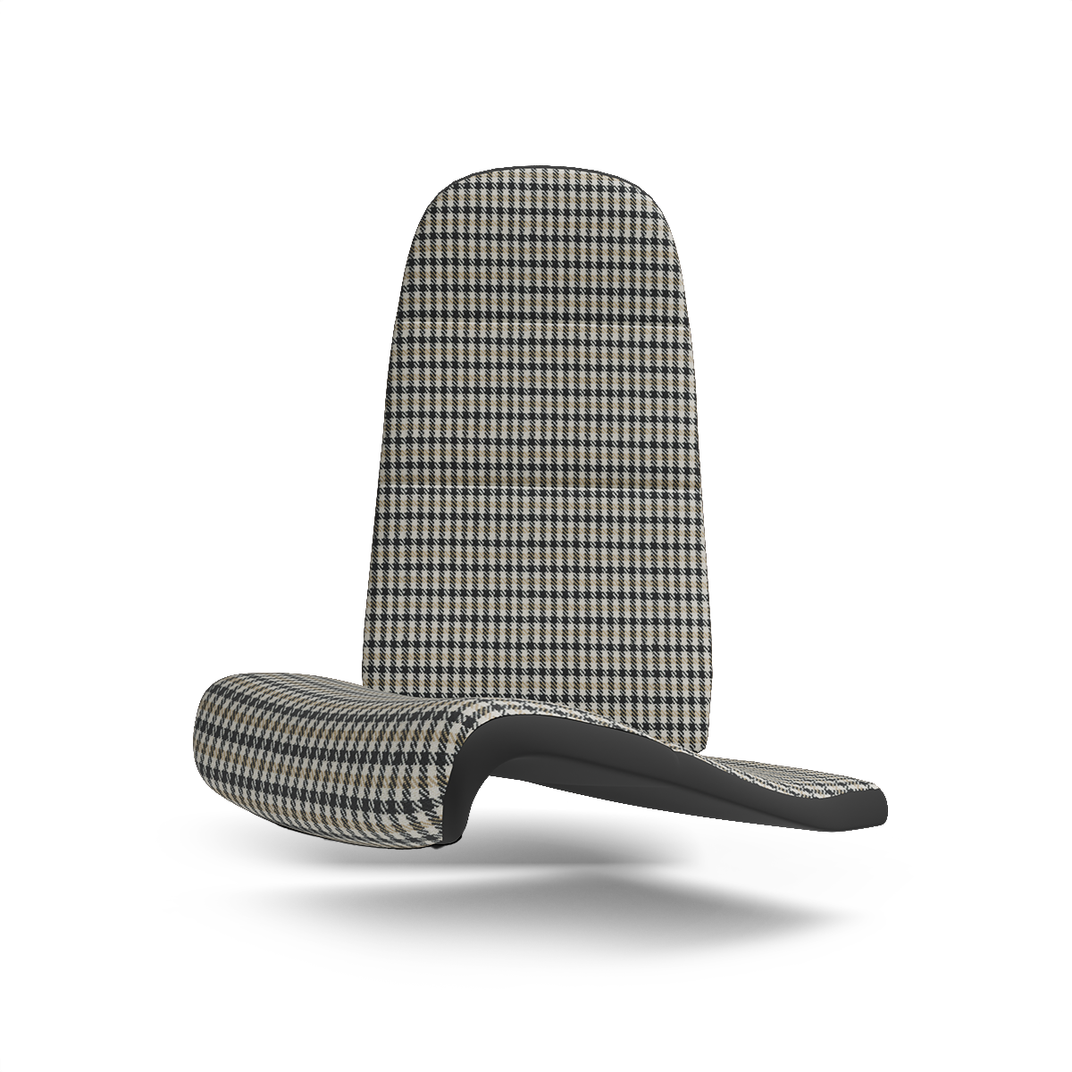 Porsche Pepita Houndstooth Seat Fabric - Beige/Black/White