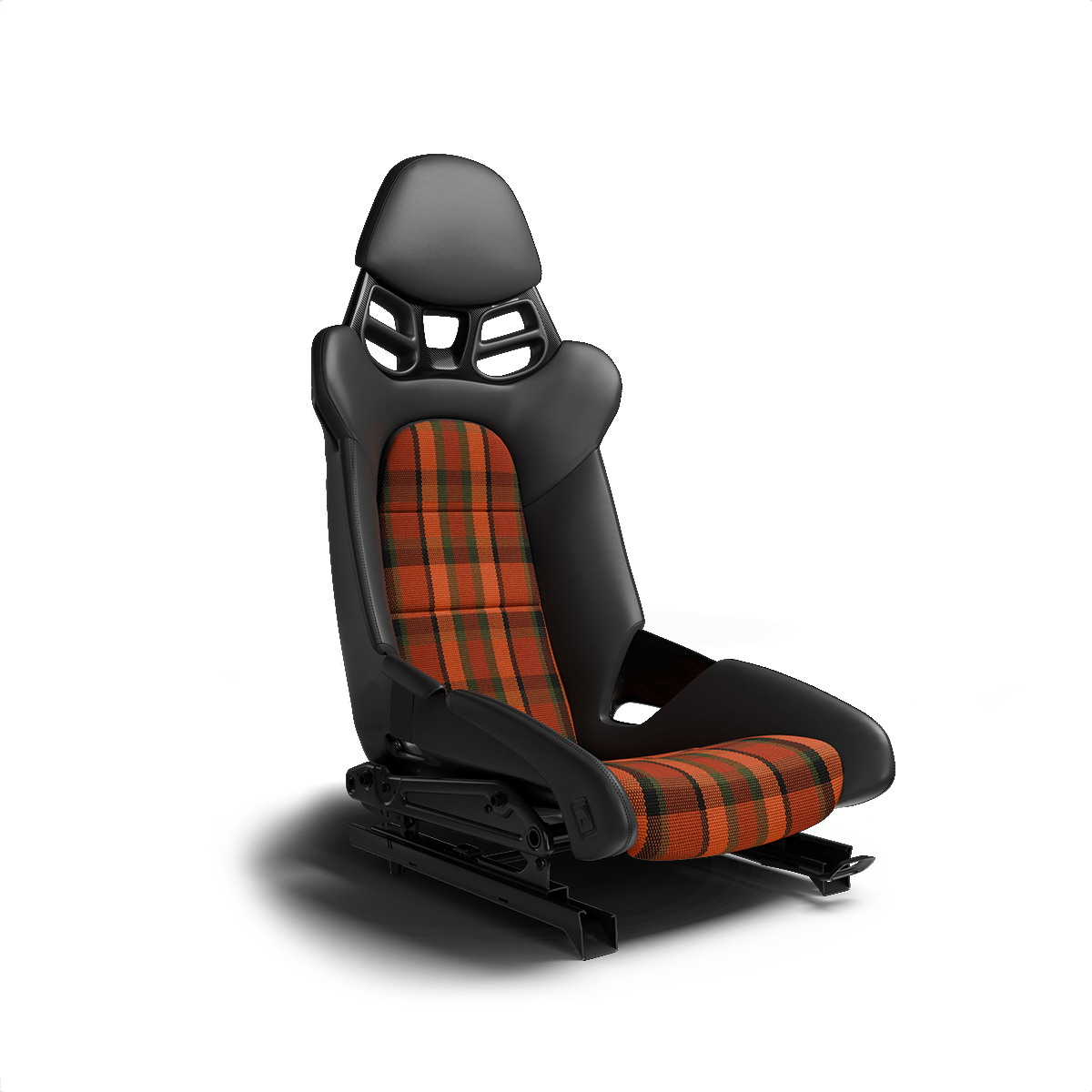 Westfalia Plaid Fabric - Orange