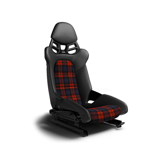 Porsche Schottenkaro Seat Fabric - Red / Blue