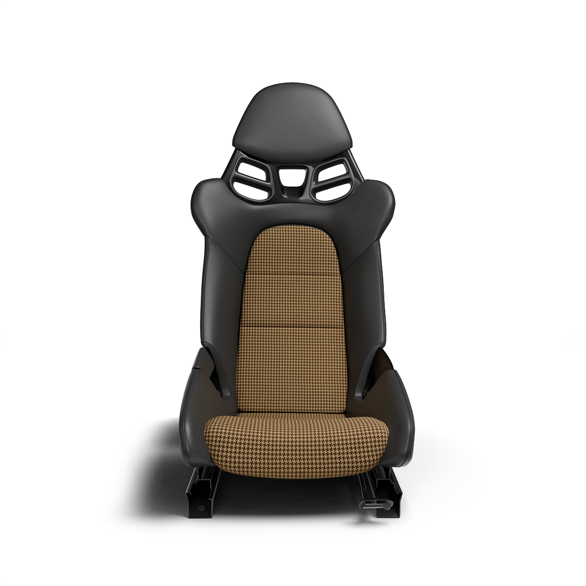 Houndstooth Seat Fabric - Baja Brown