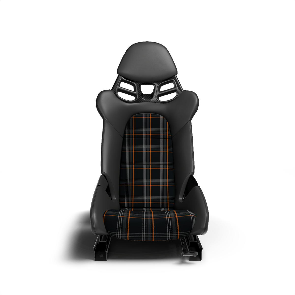 Golf MK7 Style Plaid Tartan Fabric - Orange