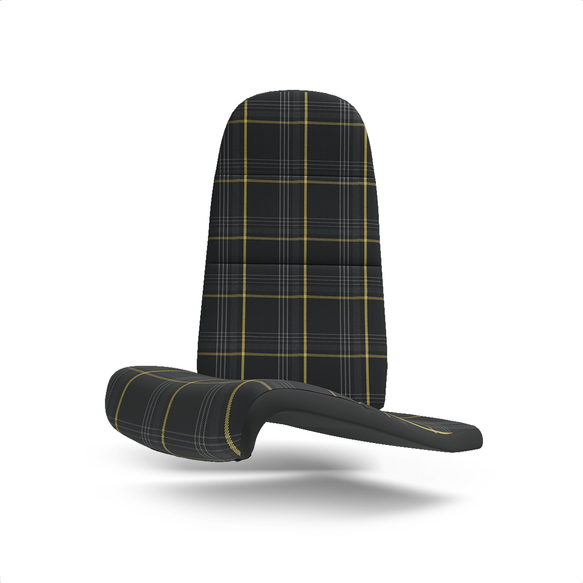 Golf MK7 Style Plaid Tartan Fabric - Yellow